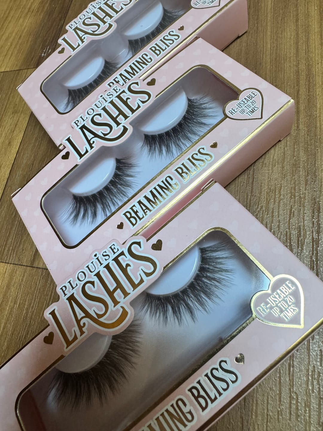 Customer photo review of Beaming Bliss Wispy Lashes