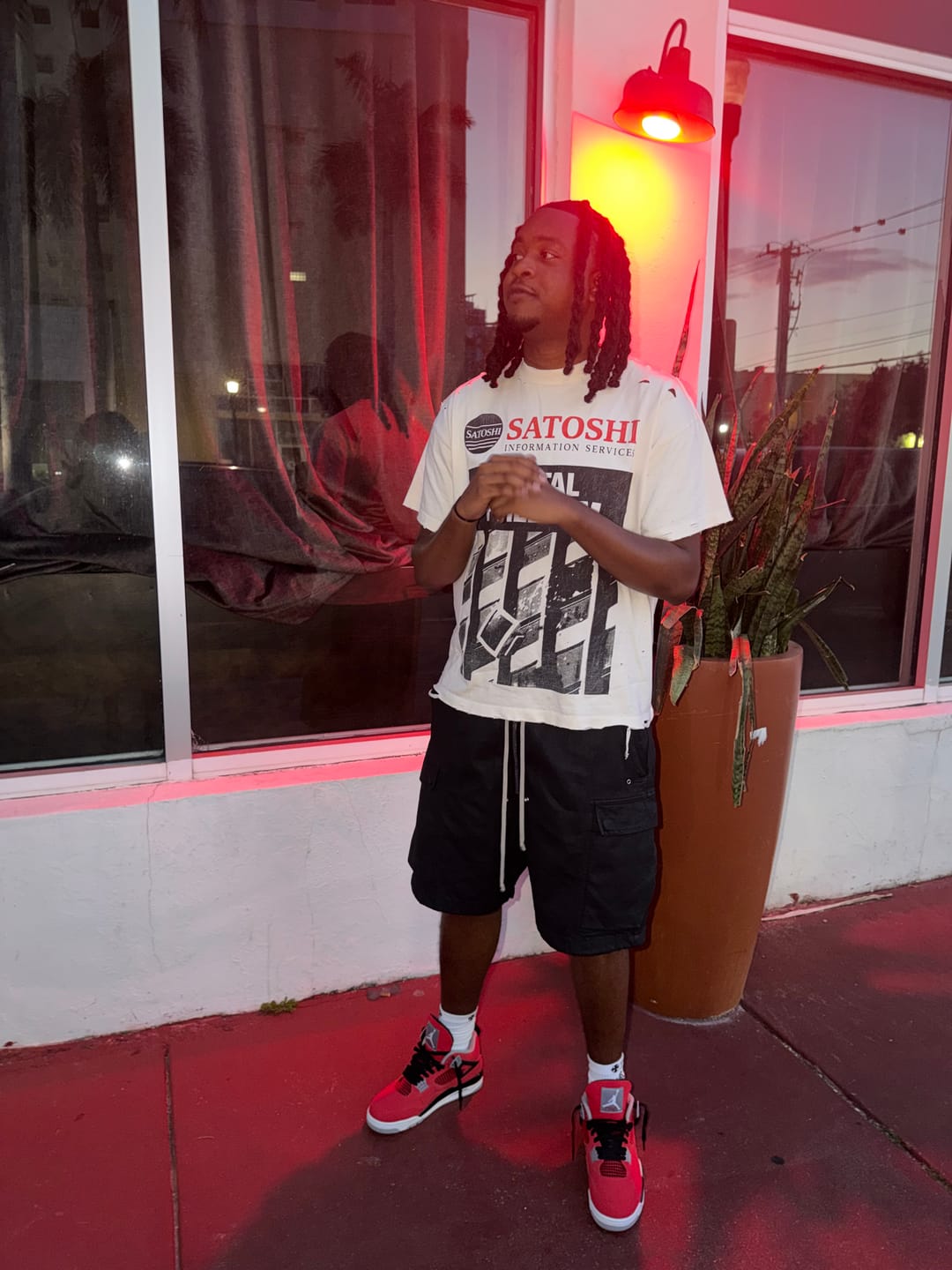 Customer photo review of Rick Owens Cargobela Shorts Black