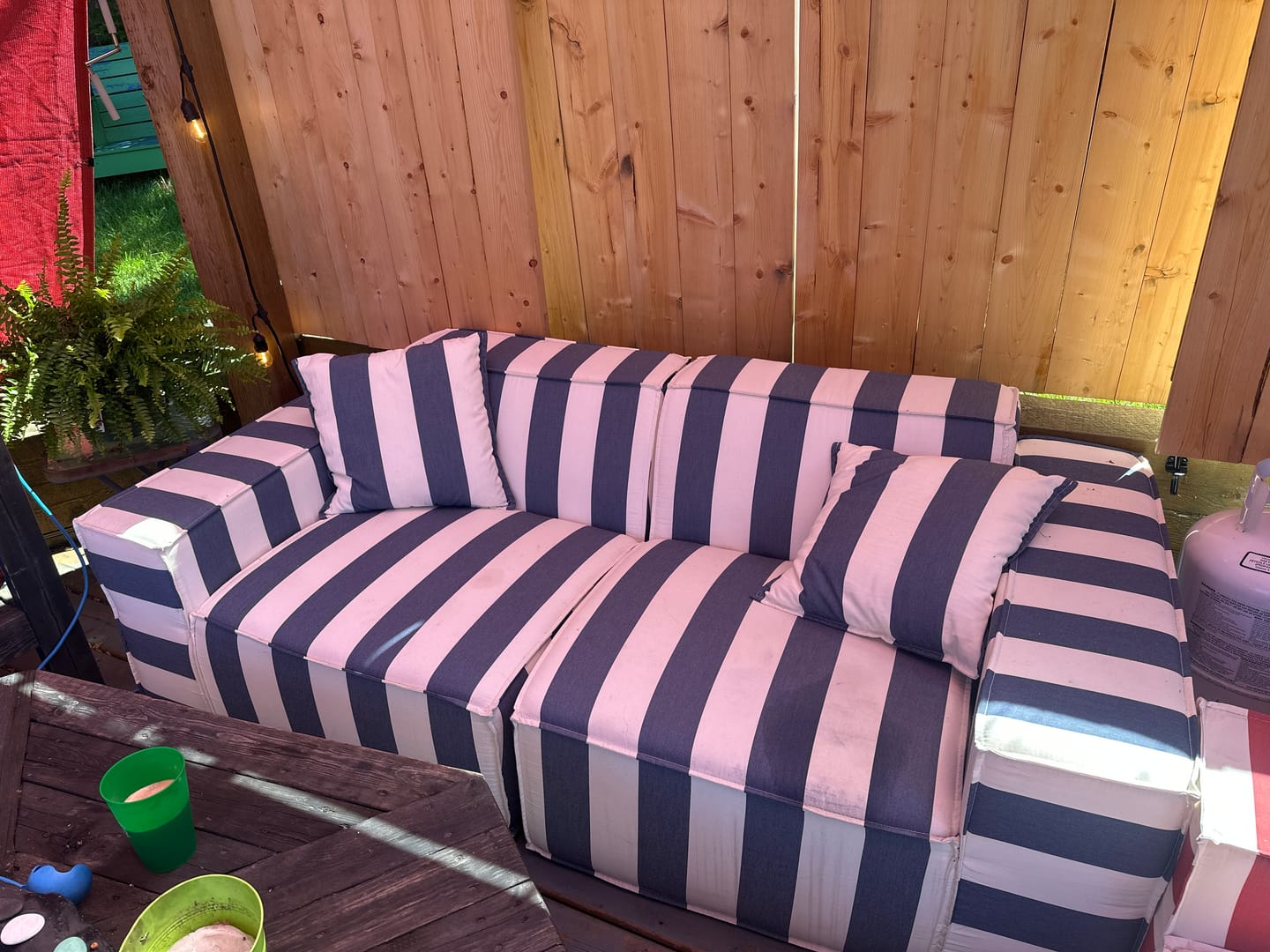 Customer photo review of M1 Outdoor Loveseat Sofa