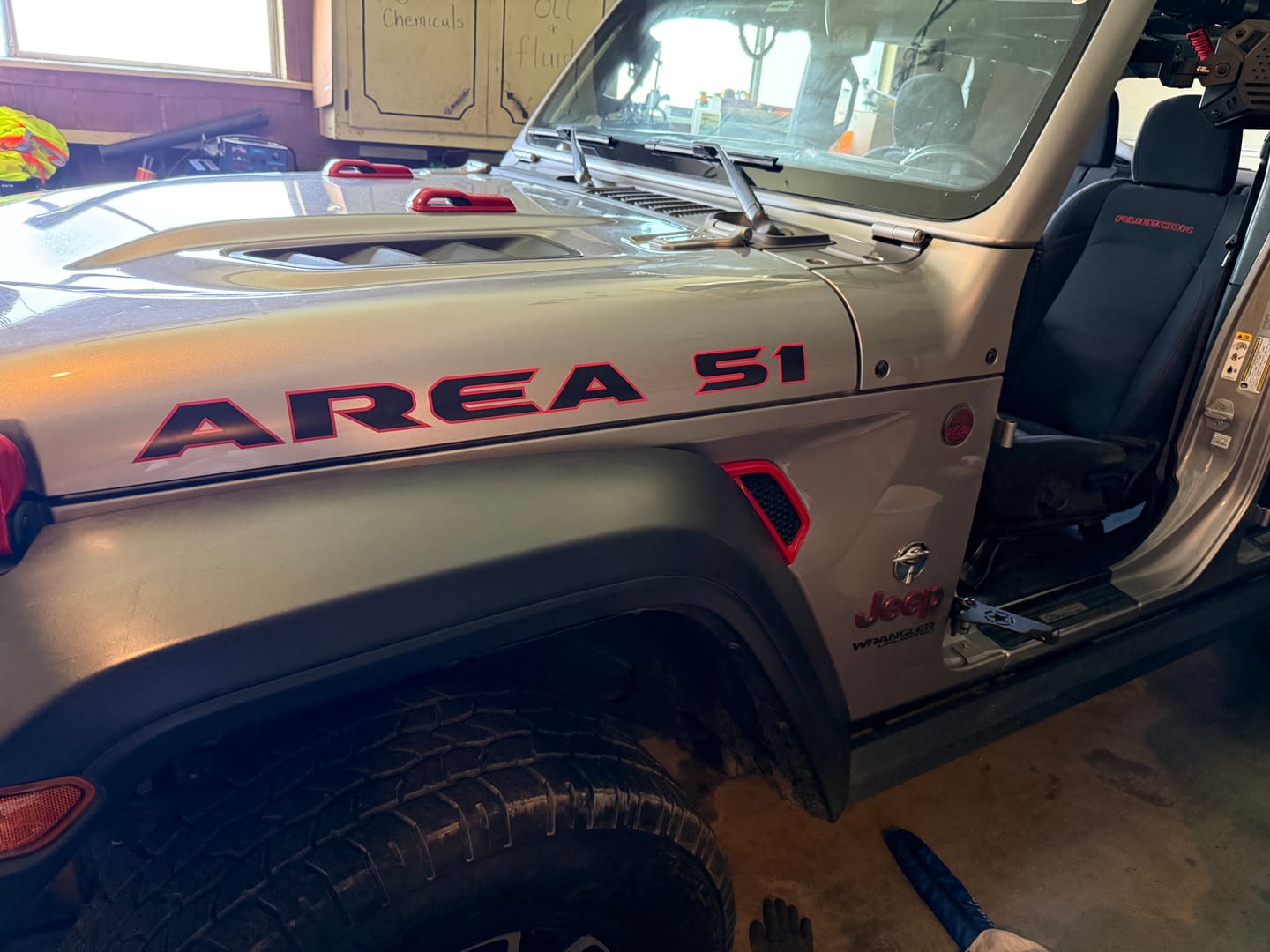 Customer photo review of Hood Lettering | Set of 2