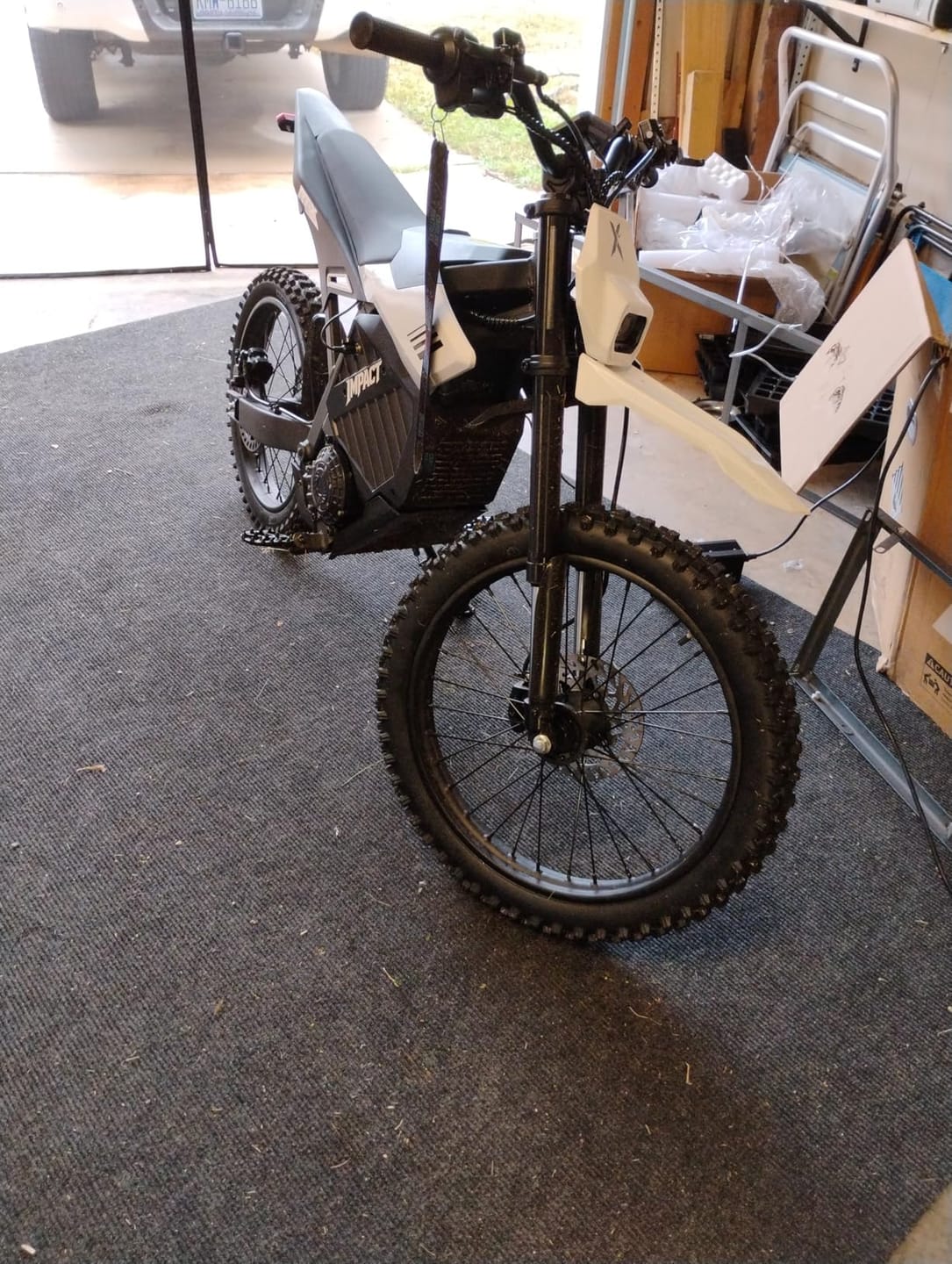 Customer photo review of Eskute® RTX 19"17" 6500W Electric Dirt Bike for Adults