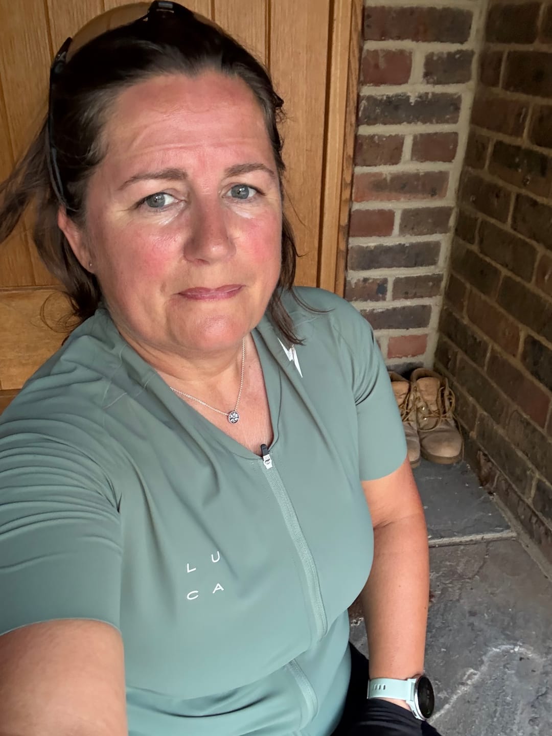 Customer photo review of Soleil Jersey - Matcha
