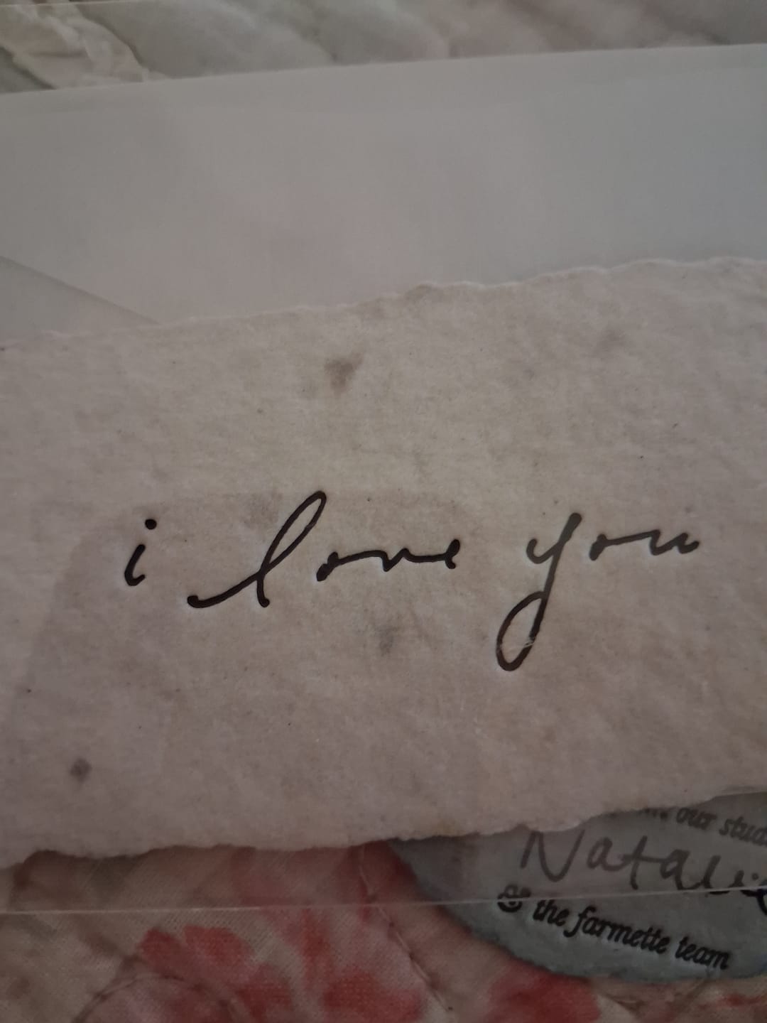 Customer photo review of tiny cards for valentine’s day