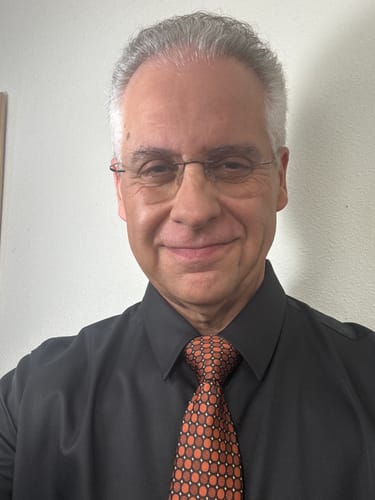 Customer photo review of Ties2you Burnt Orange Mens Tie Geometric Formal Necktie Hanky Cufflinks Set