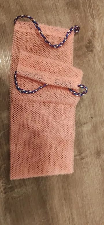Customer photo review of African Exfoliating Body Net