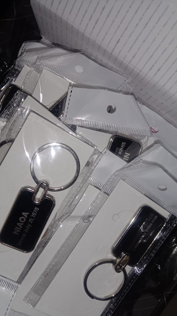 Customer photo review of Premium Metal Keychain | Best for Corporate Gifting | PrintMine.in