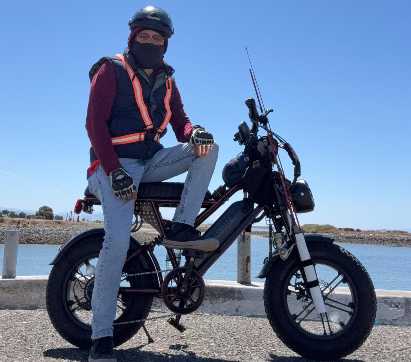 Customer photo review of Eskute® V100 16*4.0" Electric Bike for Kids&Teens