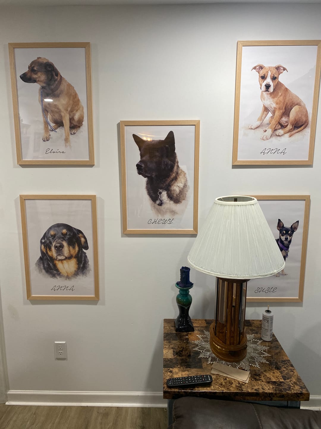 Customer photo review of Water colors - Personalized Poster