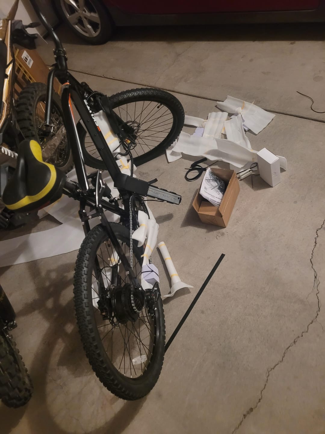 Customer photo review of Eskute® M200F 27.5" Full Suspension Electric Bike