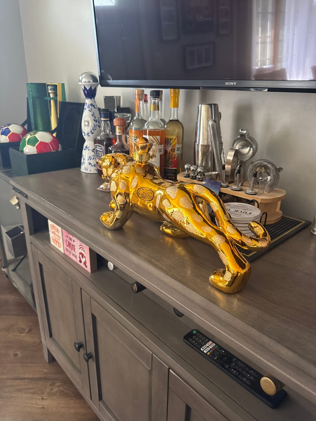 Customer photo review of Jaguar Gold Tequila Anejo 1.75L