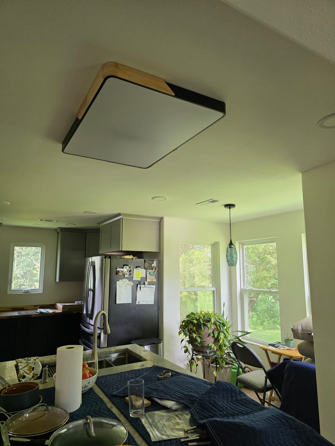 Customer photo review of Rectangle LED Flush Mount Light