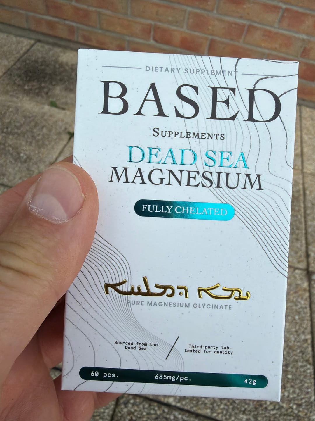 Customer photo review of Dead Sea Magnesium Glycinate