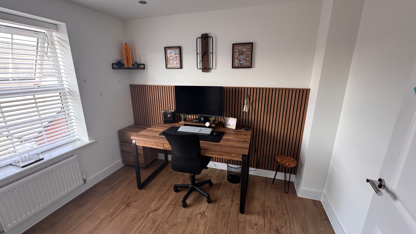 Customer photo review of Acoustic Wall Panel Sample