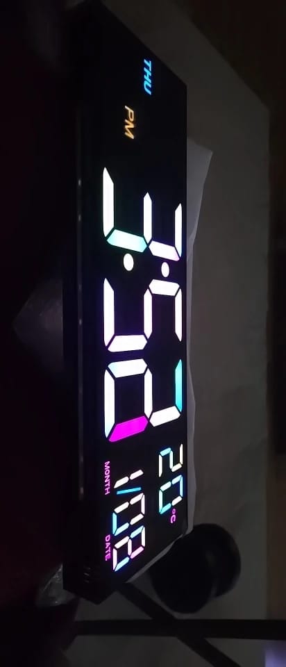 Customer photo review of 16" LED Digital Wall Clock with Remote