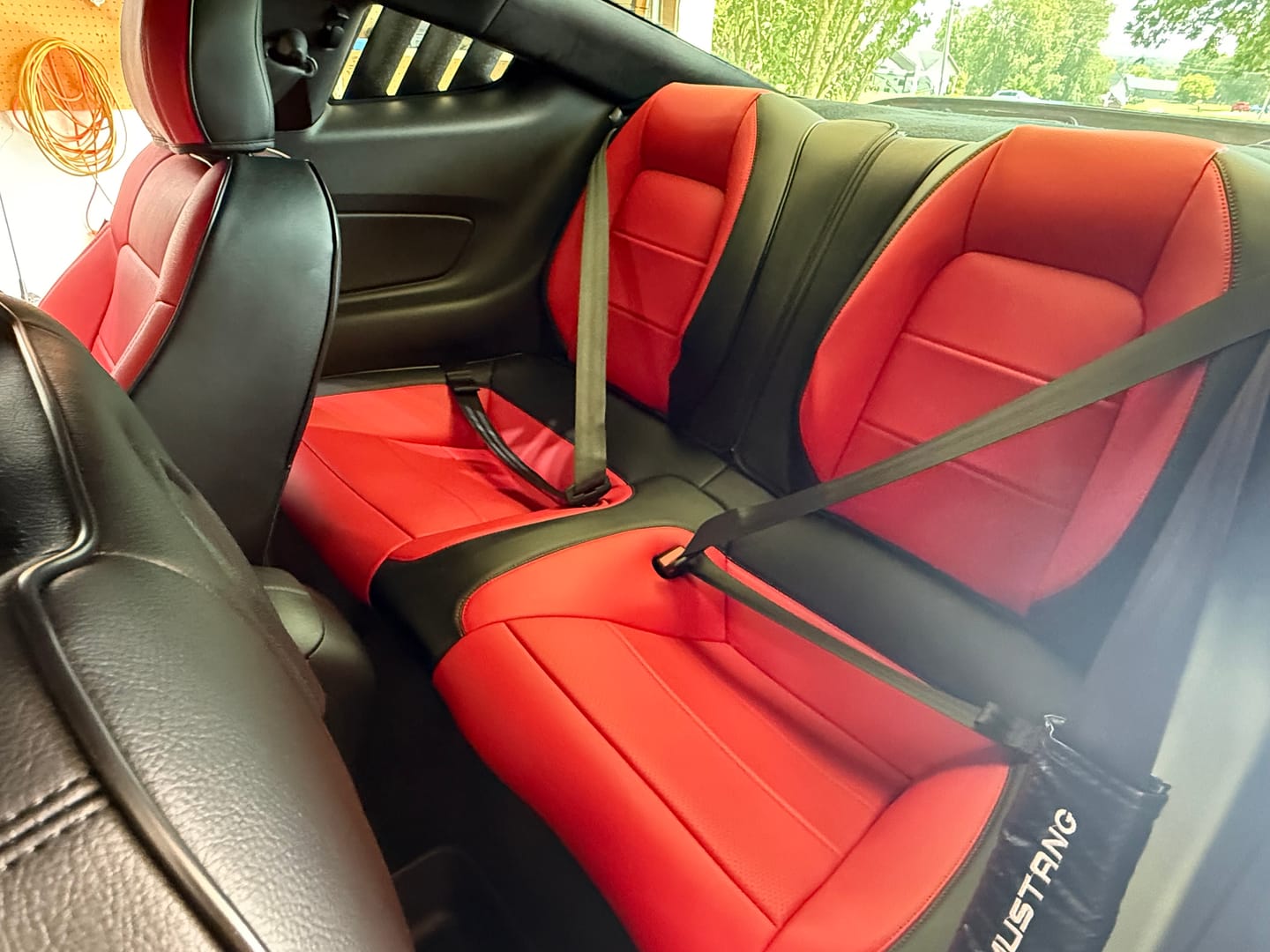 Customer photo review of 2015-23 Ford Mustang S550 Coupe Leather Seat Covers