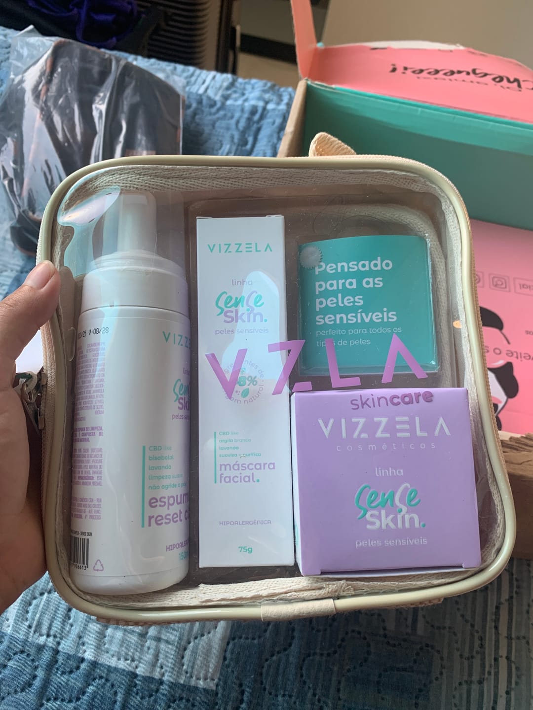 Customer photo review of Kit Linha Sense Skin Peles Sensíveis