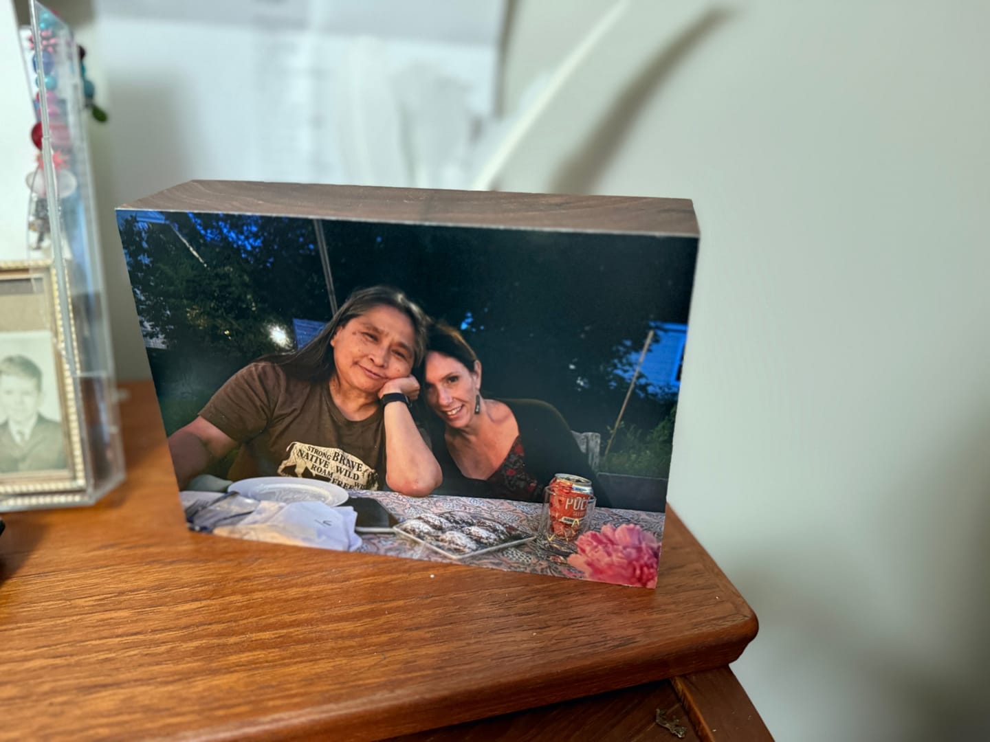 Customer photo review of Black Walnut Picture Block