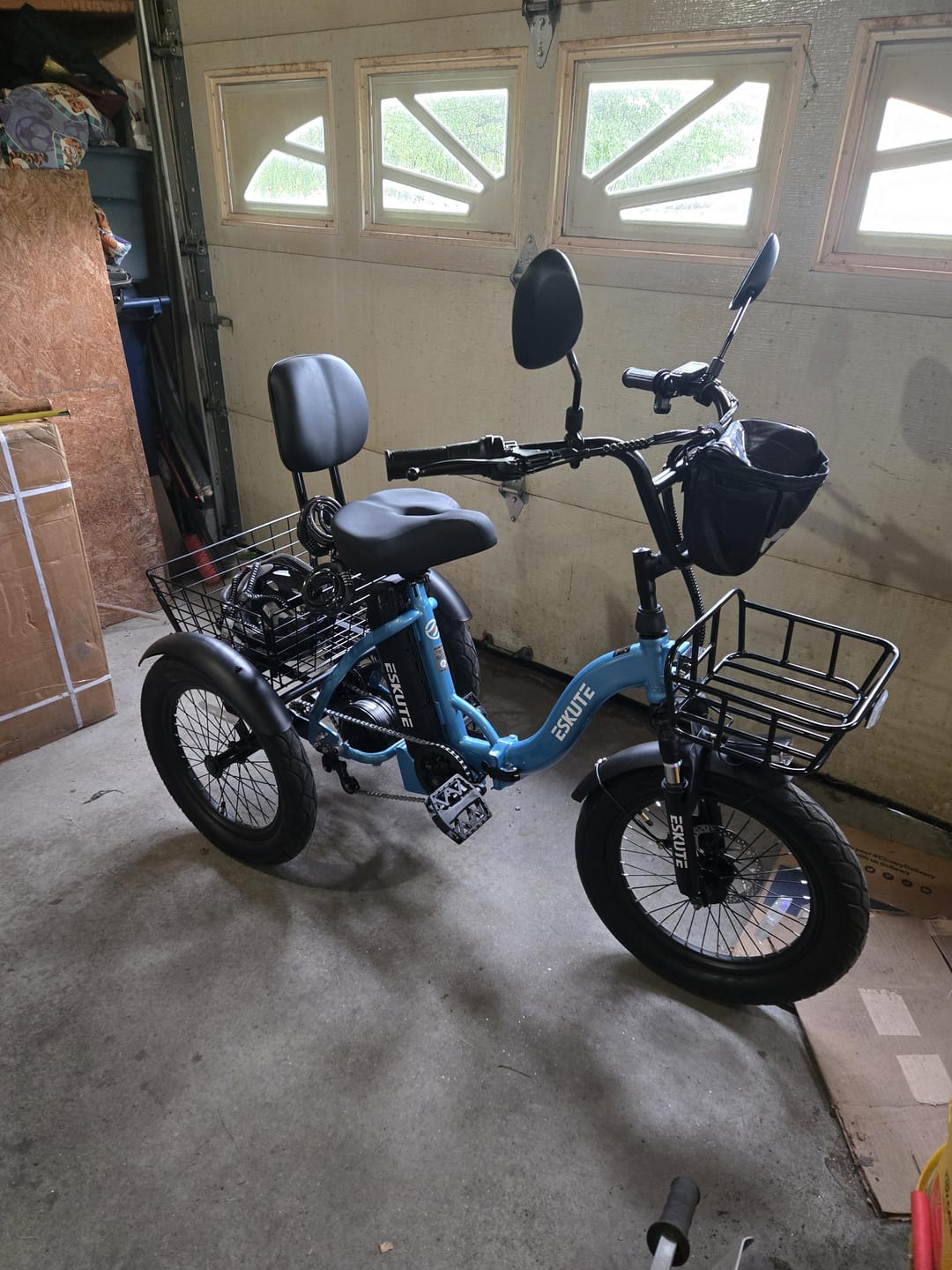Customer photo review of Eskute® T300 Folding Electric Trike