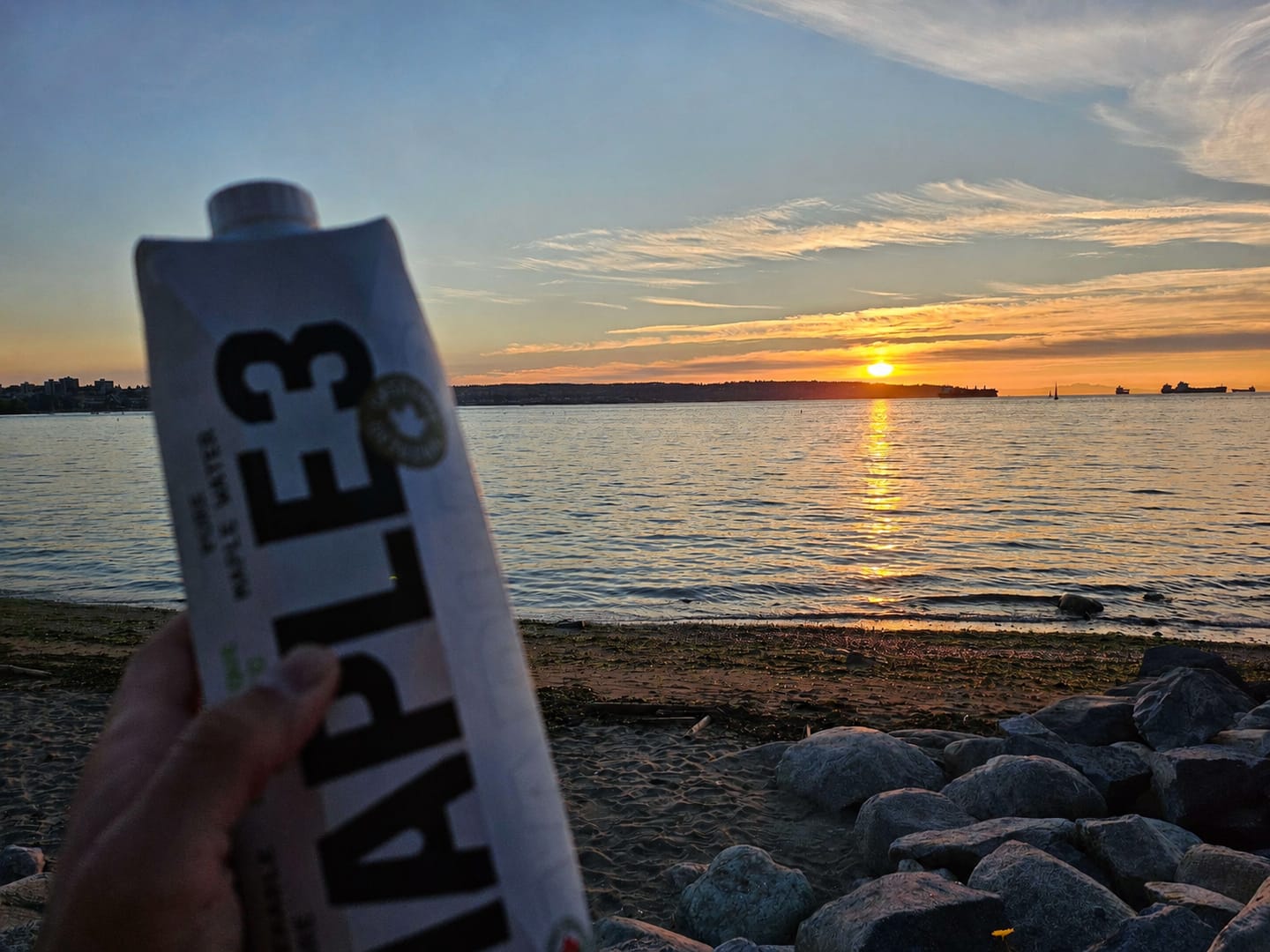 Customer photo review of Pure Organic Maple Water