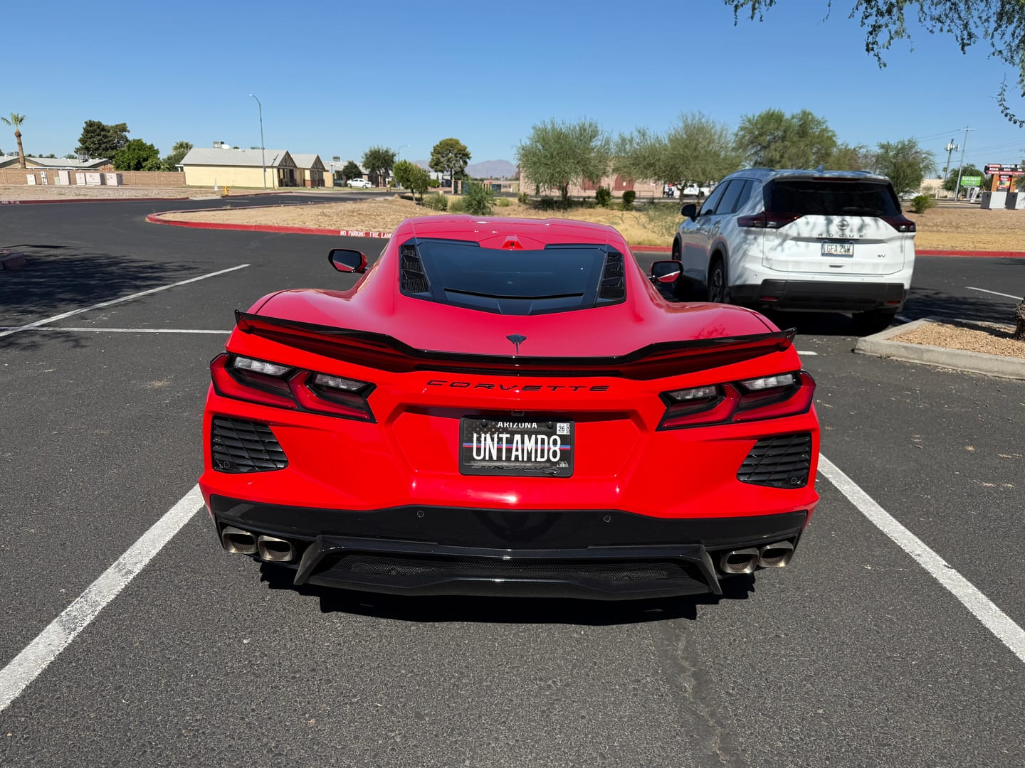 Customer photo review of Z06 Visible Package Corvette C8 Stingray Rear Spoiler