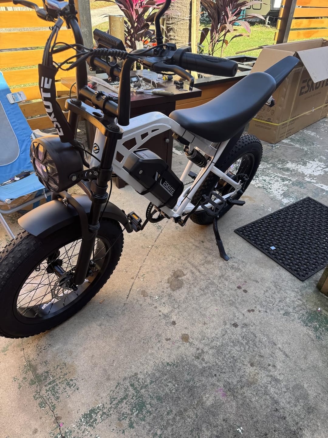 Customer photo review of Eskute® V200 20*4.0" Dirt Electric Bike for Kids&Teens
