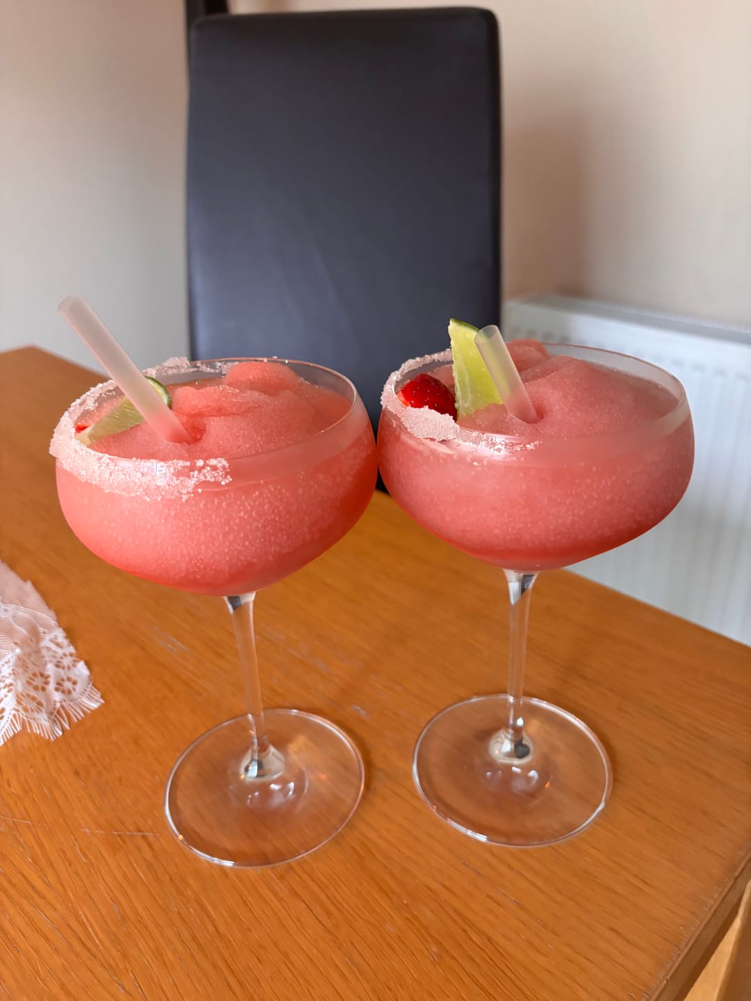 Customer photo review of Strawberry Daiquiri Frozen Cocktail Mix 2L