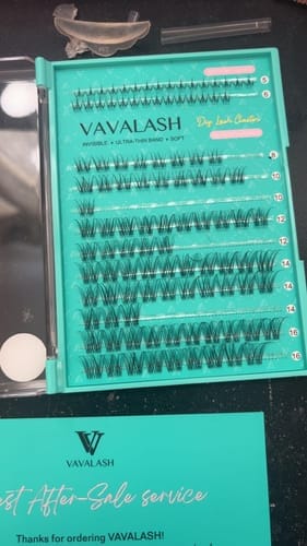 Customer photo review of IVY Lash Clusters