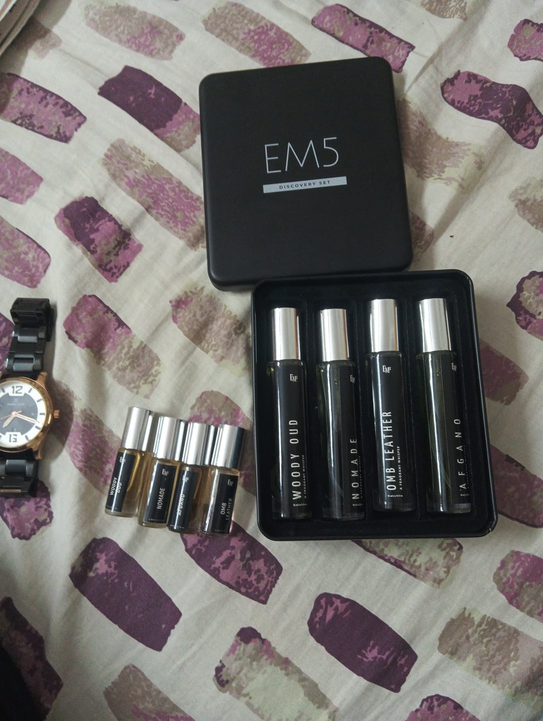 Customer photo review of Masculine Roll-On Set – Pack of 4