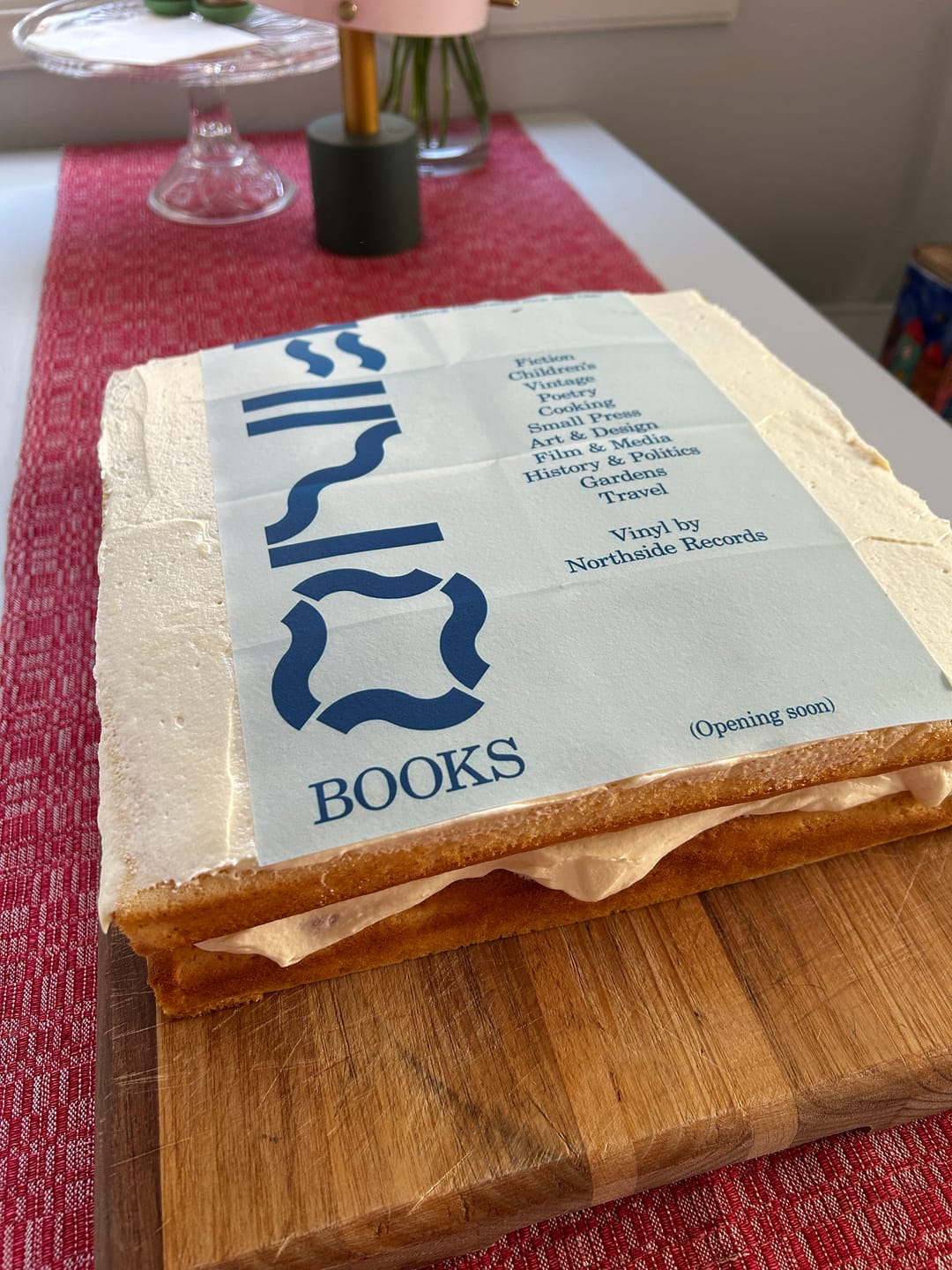 Customer photo review of A4 Rectangle Custom Edible Icing Image