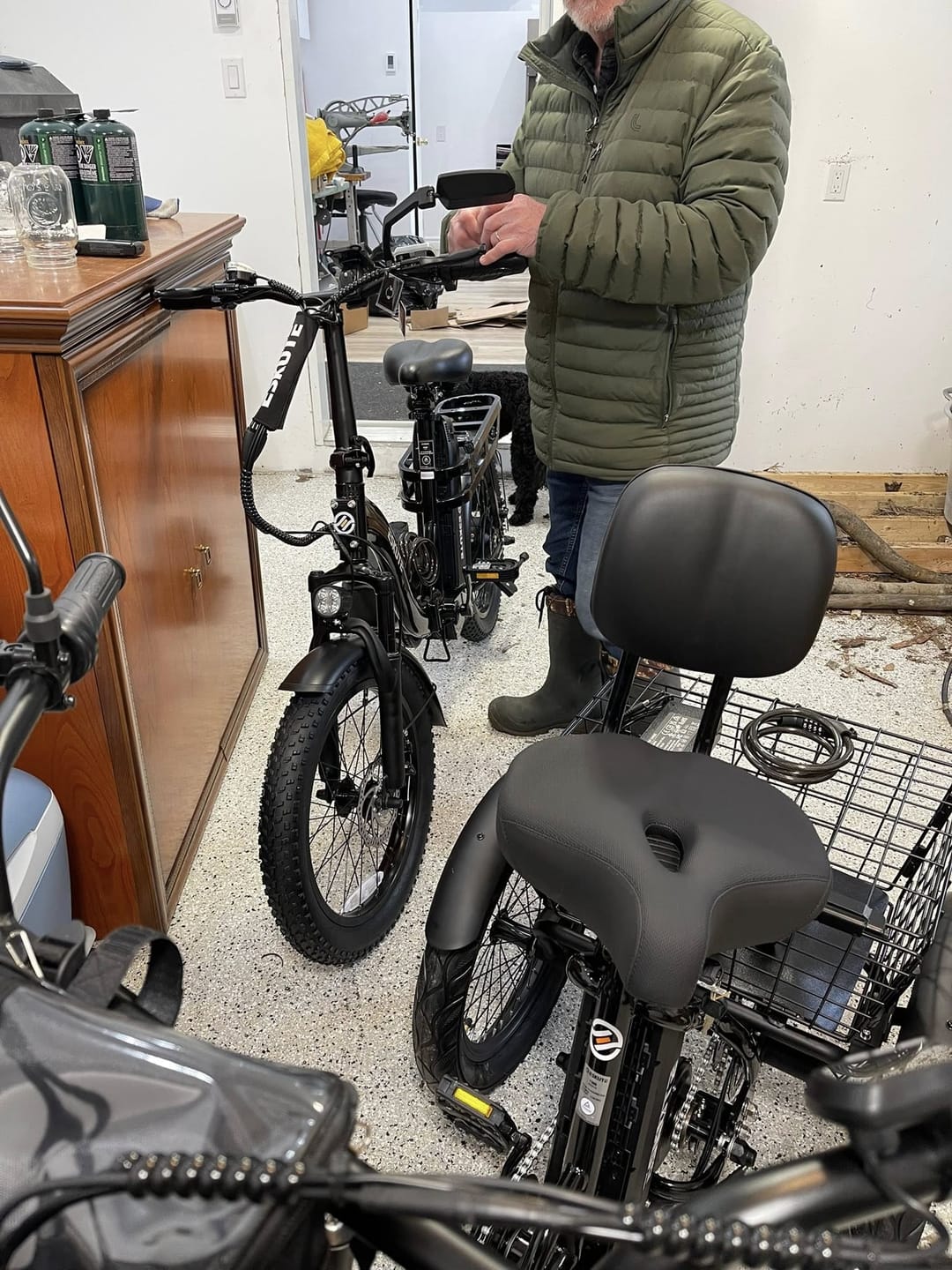 Customer photo review of Eskute® D200 Folding Electric Bike for Adults