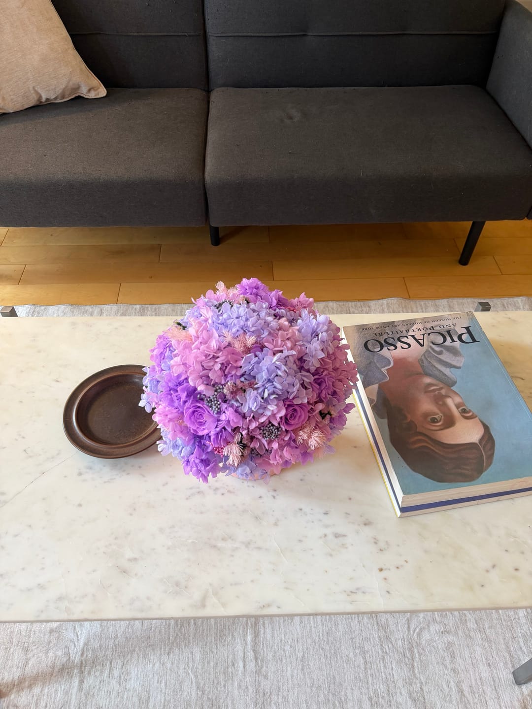 Customer photo review of Lilac Blush Bouquet in Pink Box