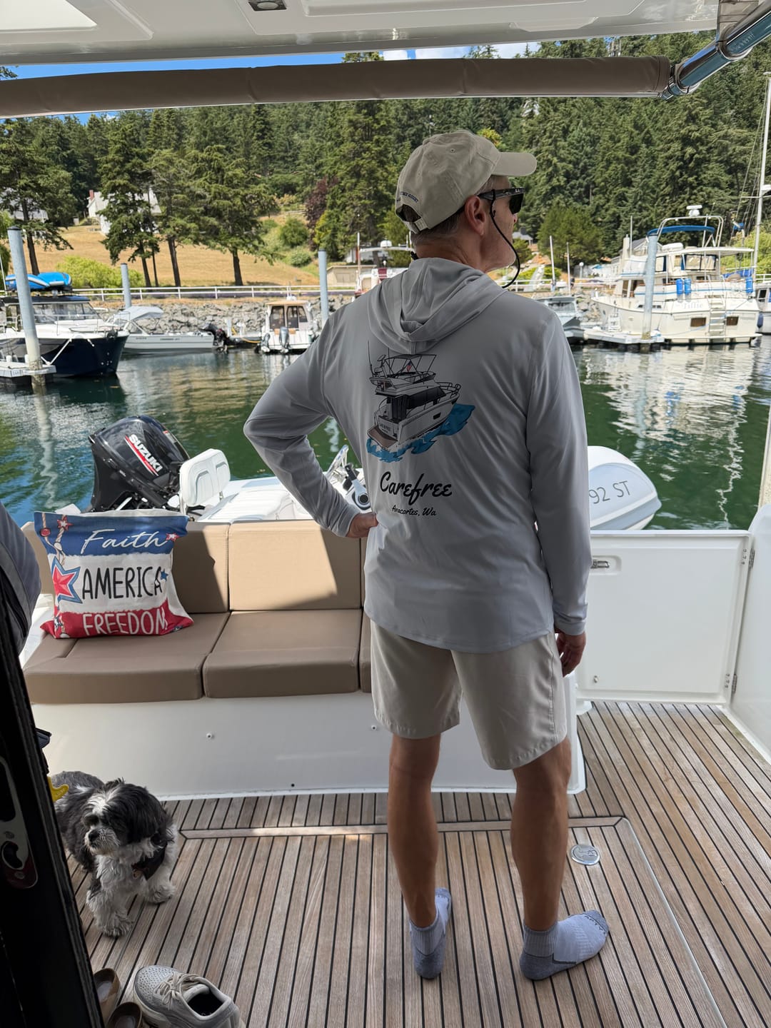Customer photo review of Custom Dri-Fit Fishing Hoodies