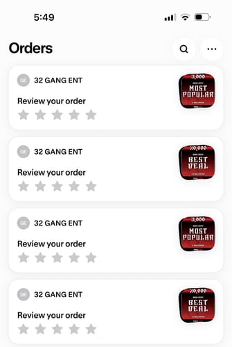 Customer photo review of 32 GANG DIAMOND VIP