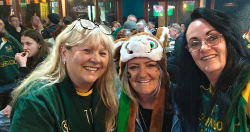 Customer photo review of Springboks Nike Mens Training Full Zip Hoodie Gorge Green