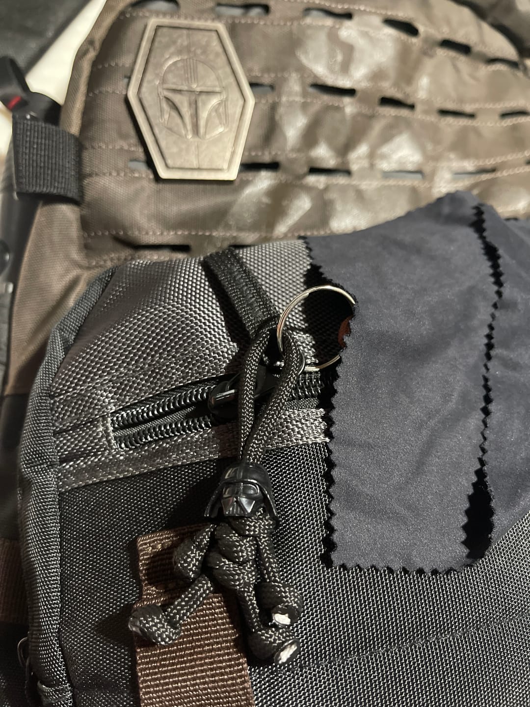 Customer photo review of Darth Vader Paracord Buddy Keychain