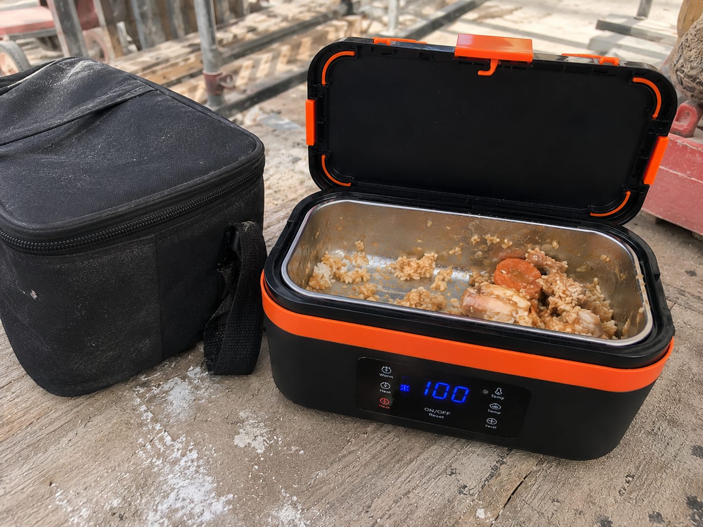 Customer photo review of SnapHeatEat™ Electric Lunch Box