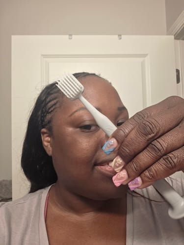 Customer photo review of Big Mouth Manual Toothbrush Duo (2-Pack Bundle)