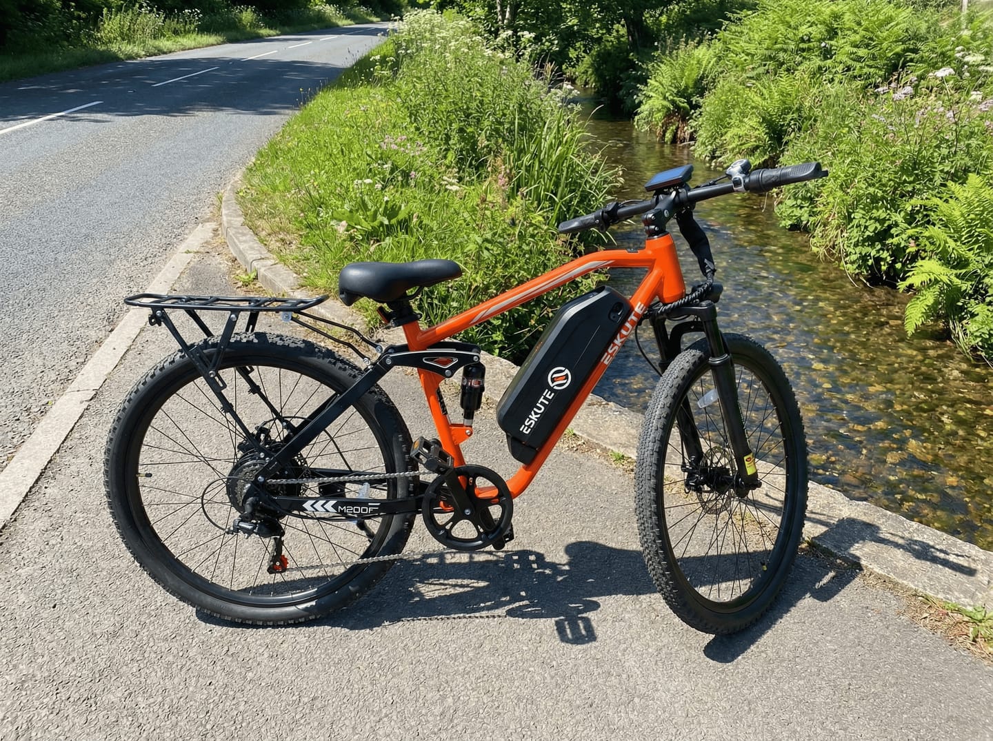Customer photo review of Eskute® M200F 27.5" Full Suspension Electric Bike