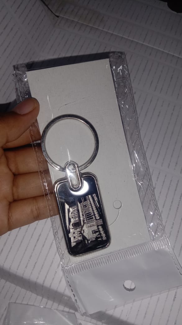Customer photo review of Premium Metal Keychain | Best for Corporate Gifting | PrintMine.in