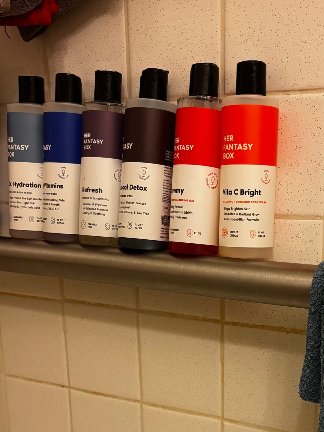 Customer photo review of Yummy Vegan Feminine Shower Gel - 3 pk