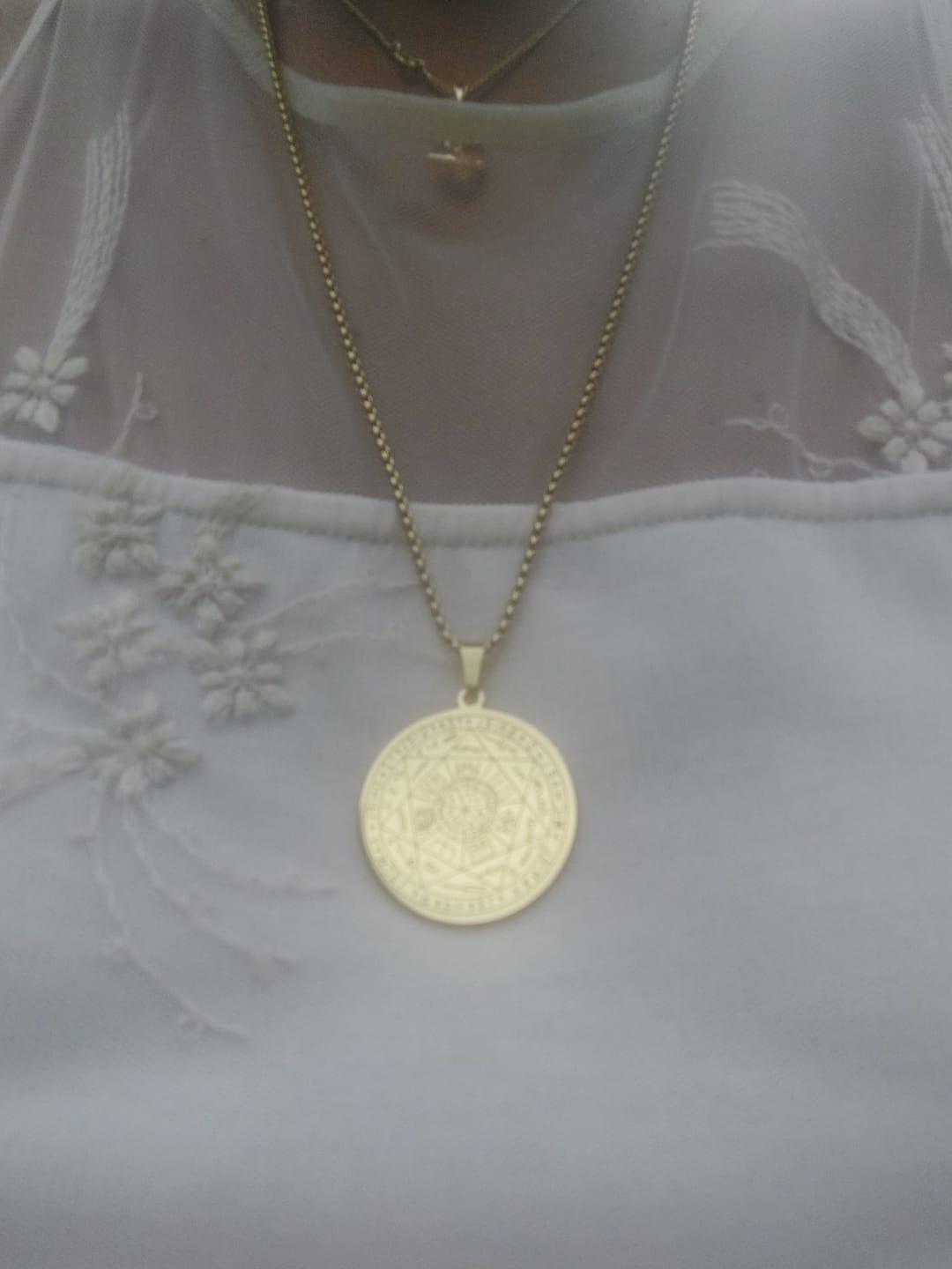Customer photo review of Pendentif Sceau des 7 Archanges