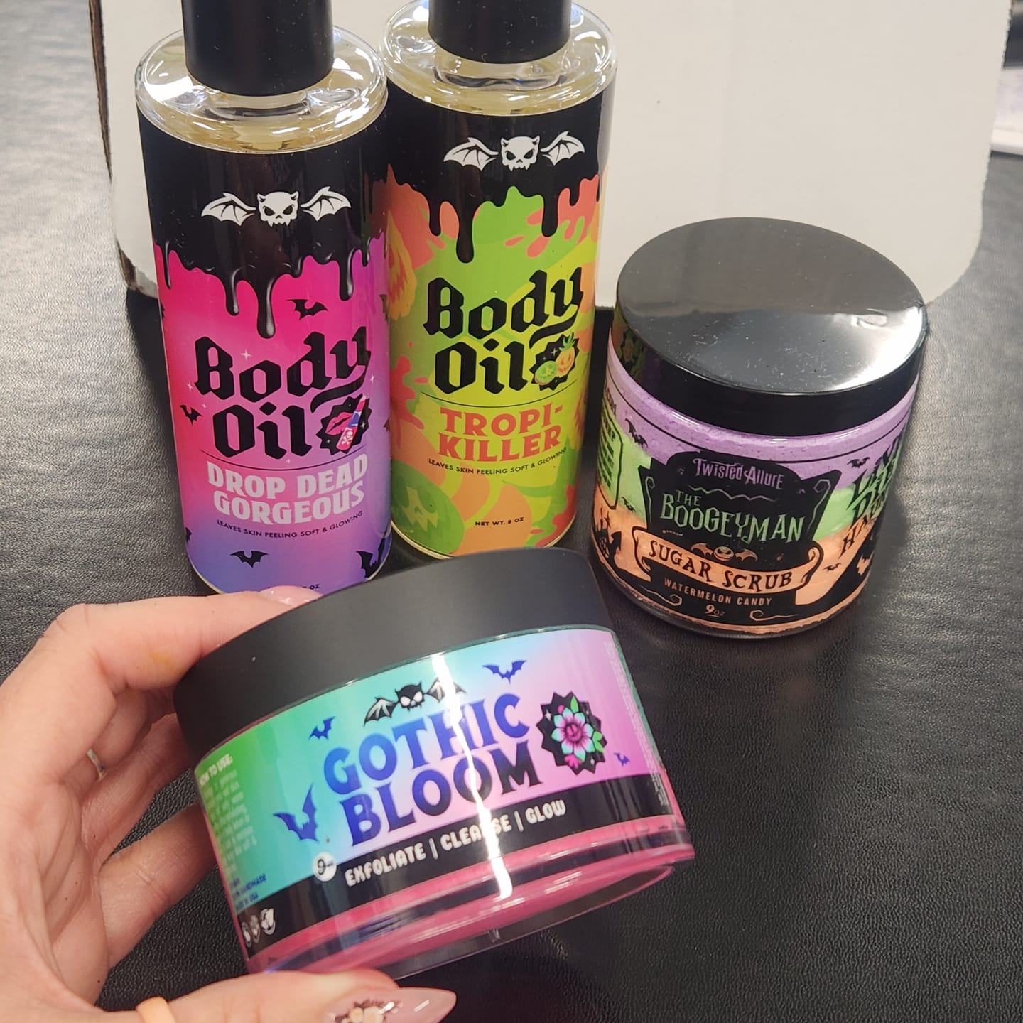 Customer photo review of Drop Dead Gorgeous Body Oil