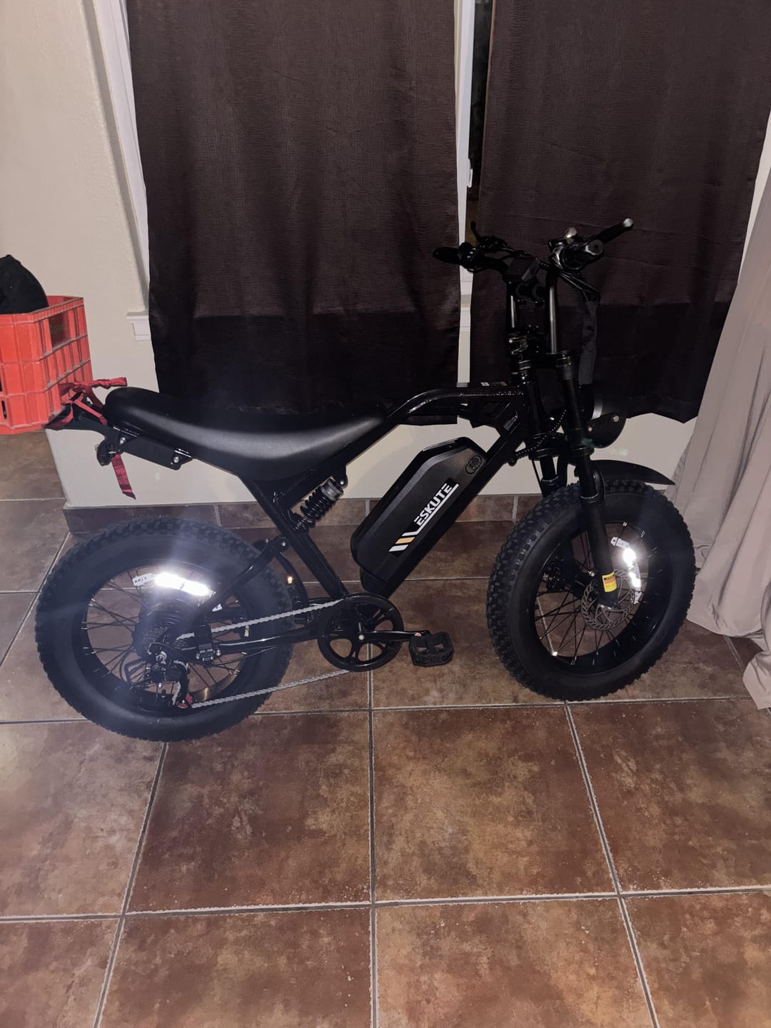 Customer photo review of Eskute® V200 20*4.0" Dirt Electric Bike for Kids&Teens