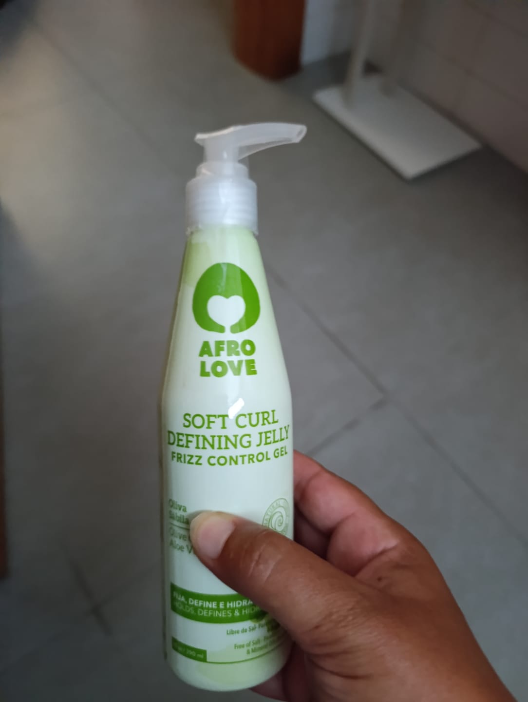 Customer photo review of Tight Curl Hydrating Jelly Afro Love