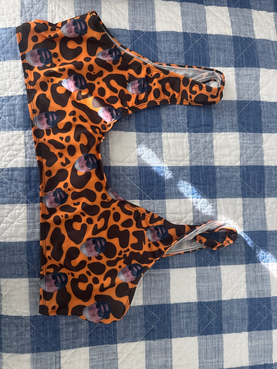 Customer photo review of (Tax Included) Customized Women's Leopard Print Bikini Personalized Women's Swimsuit Beach Pool Vacation Party Bathing Suit