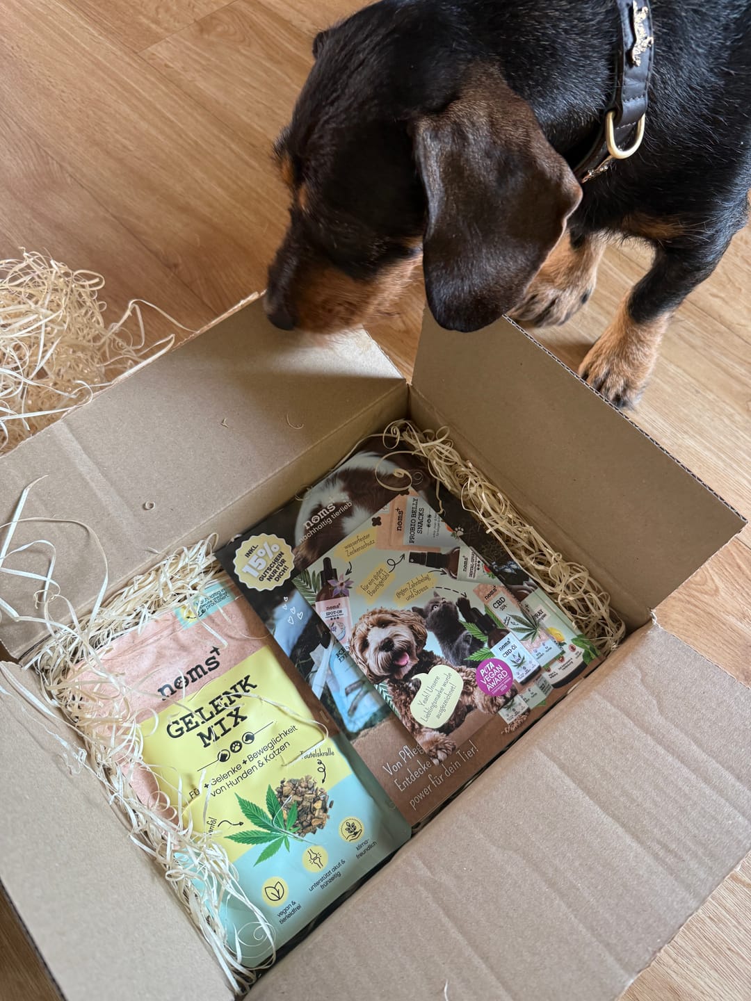 Customer photo review of Gelenkmix Sensitiv & vegan für Hunde und Katzen mit Teufelskralle, Kurkuma & Glucosamin
