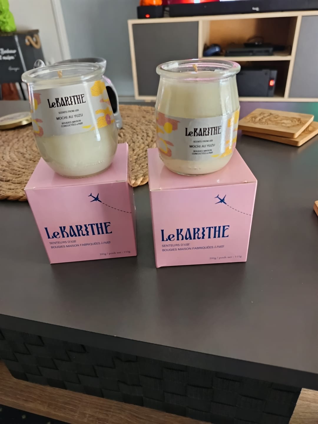 Customer photo review of Bougie Parfumée - Mochi Au Yuzu