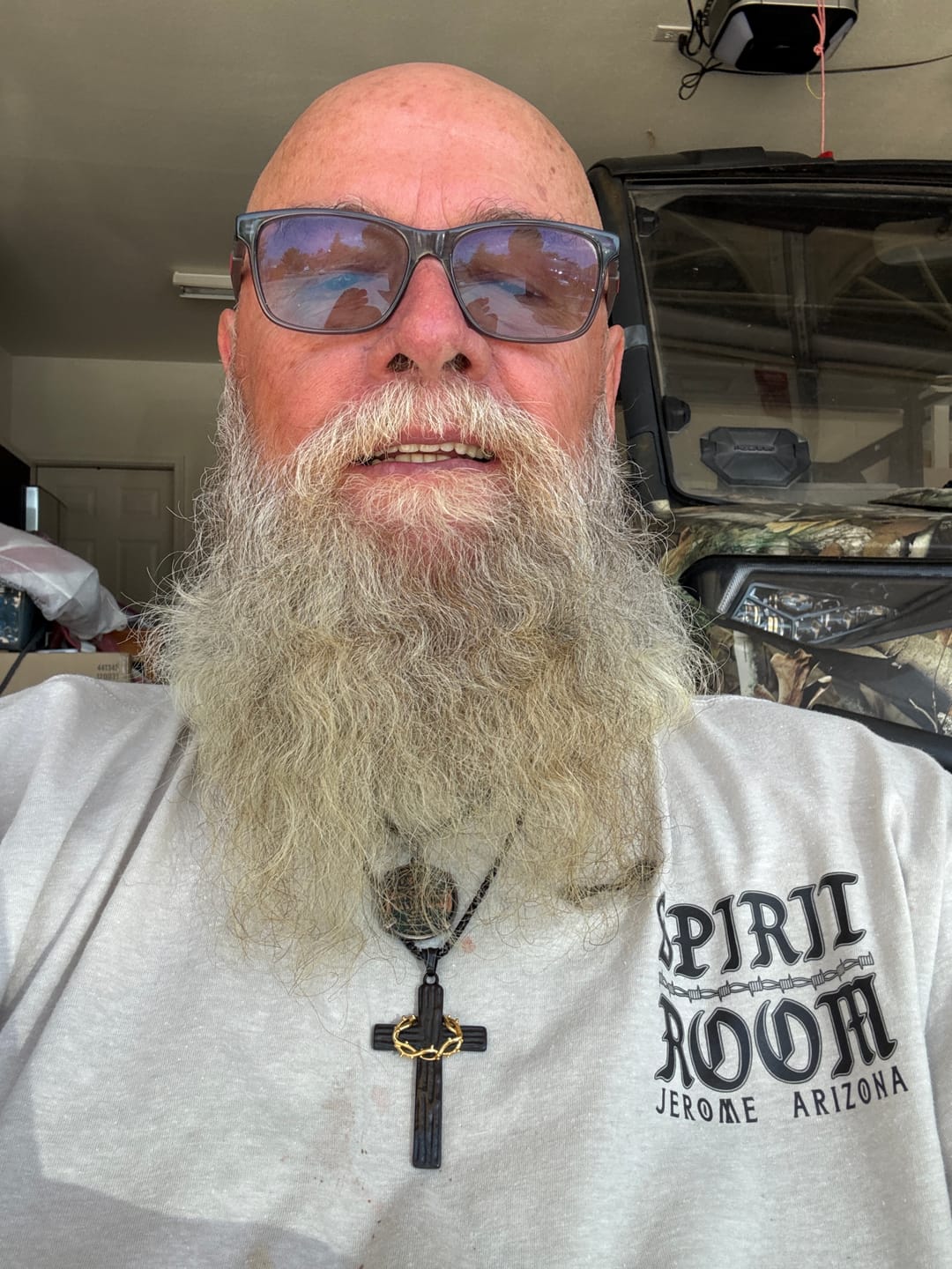 Customer photo review of Christianartworkshop Modern Style Jesus Crown Of Thorns Cross Sacred Protection Pendant Necklace