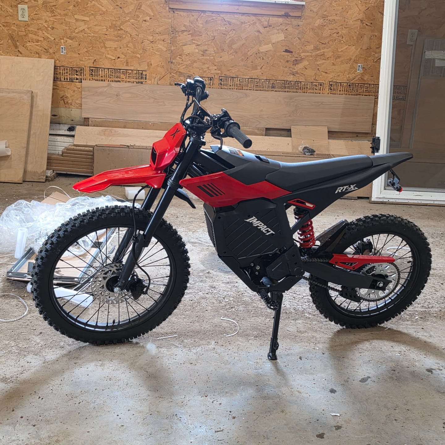 Customer photo review of Eskute® RTX 19"17" 6500W Electric Dirt Bike for Adults