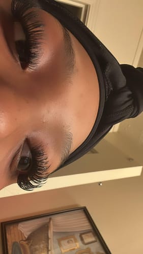Customer photo review of BOOOM Lash Clusters